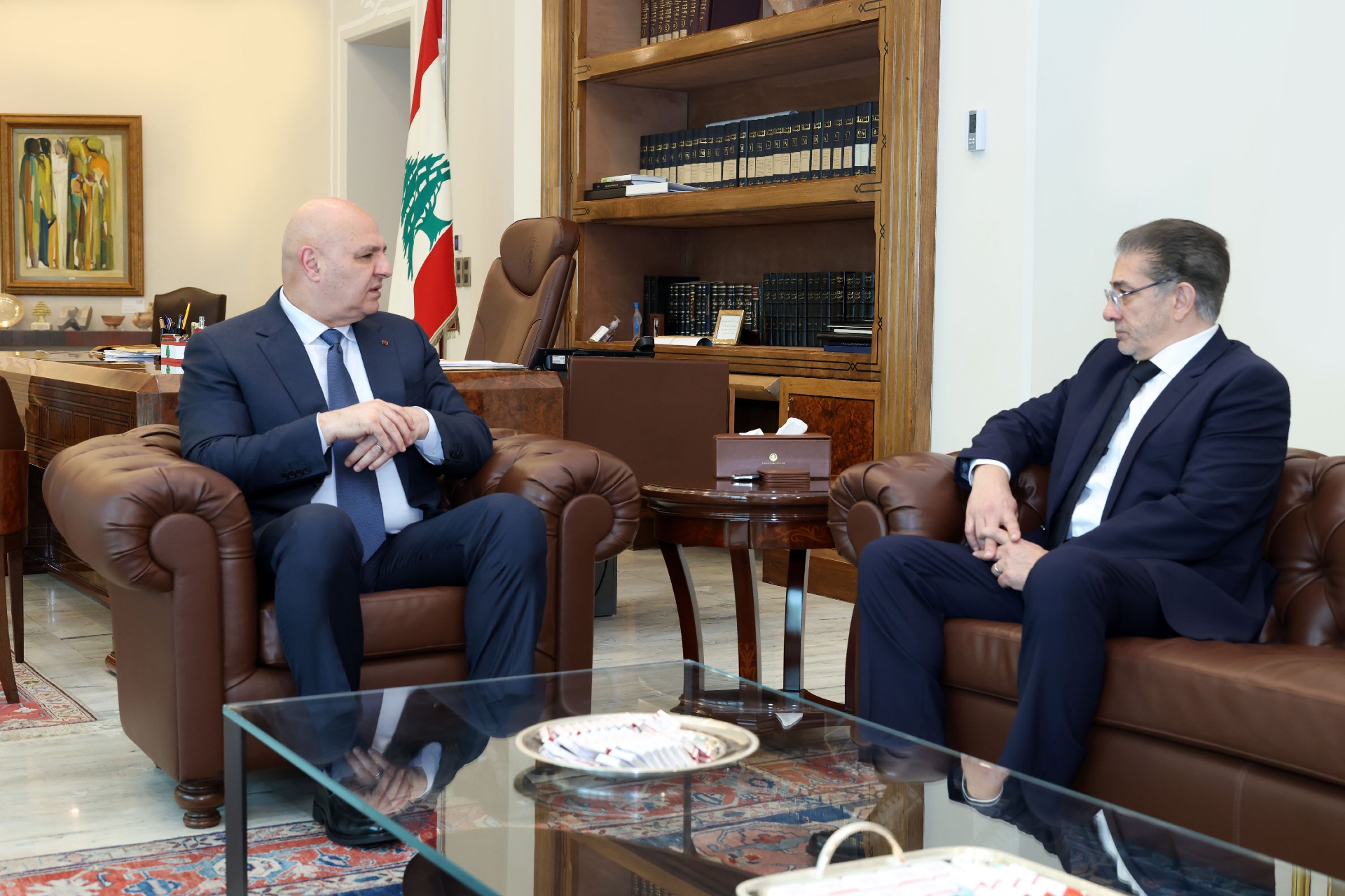   الرئيس عون عرض مع رئيس "ايدال" واقع المؤسسة والجهود لتعزيز دورها  