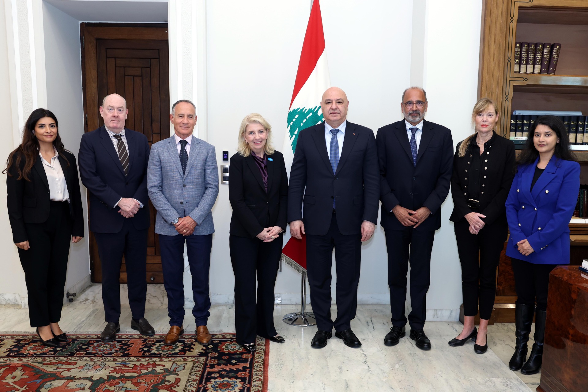 الرئيس عون عرض مع المديرة التنفيذية لليونيسف أوضاع الأطفال والمجتمعات اللبنانية:  لضرورة إيلاء اهتمام خاص للأطفال والعائلات المقيمين في المناطق الواقعة جنوب "الخط الأصفر"