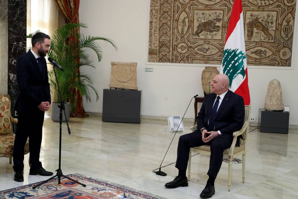 رئيس الجمهورية متوجهاً الى شباب لبنان: اجعلوا لبنان دائما نصب اعينكم فلبنان لكم وليس لأي أحد آخر