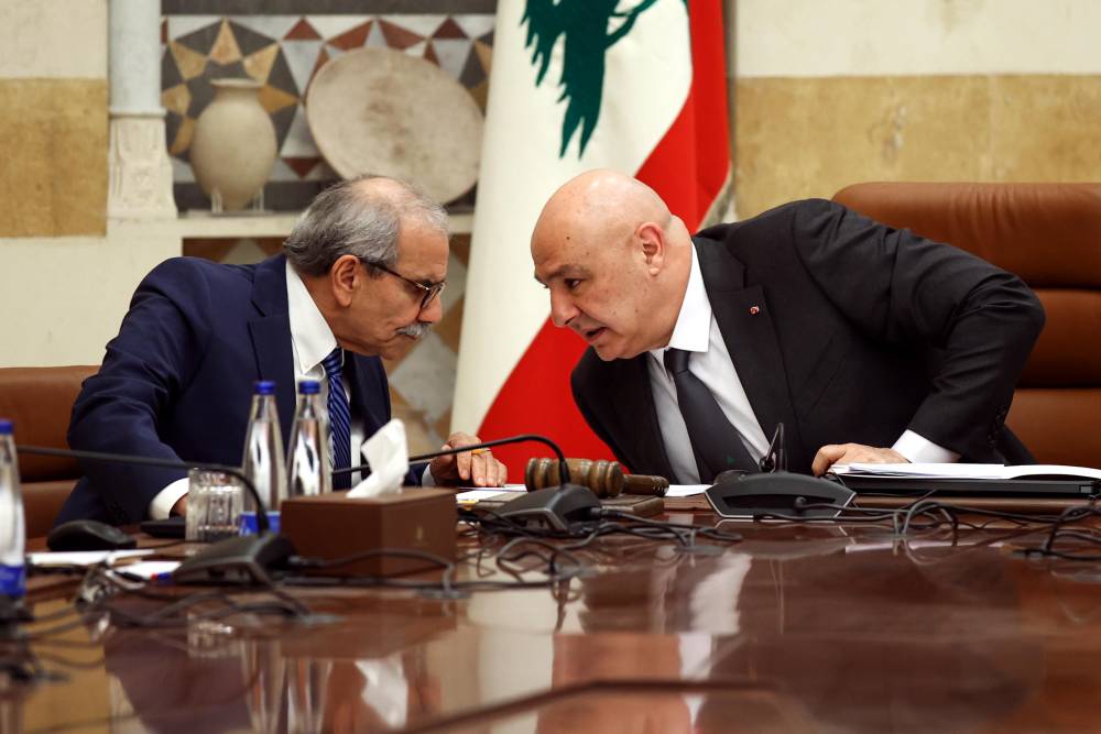 جلسة مجلس الوزراء في بعبدا برئاسة رئيس الجمهورية اقرّت البيان الوزاري واشادة من الرئيسين عون وسلام بسرعة انجاز المسودة