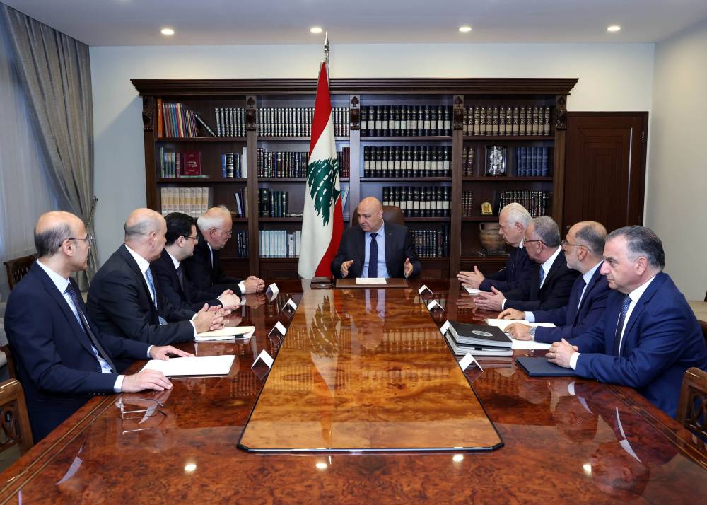 الرئيس عون ترأس اجتماعا  خصص للبحث في أوضاع المؤسسات القضائية