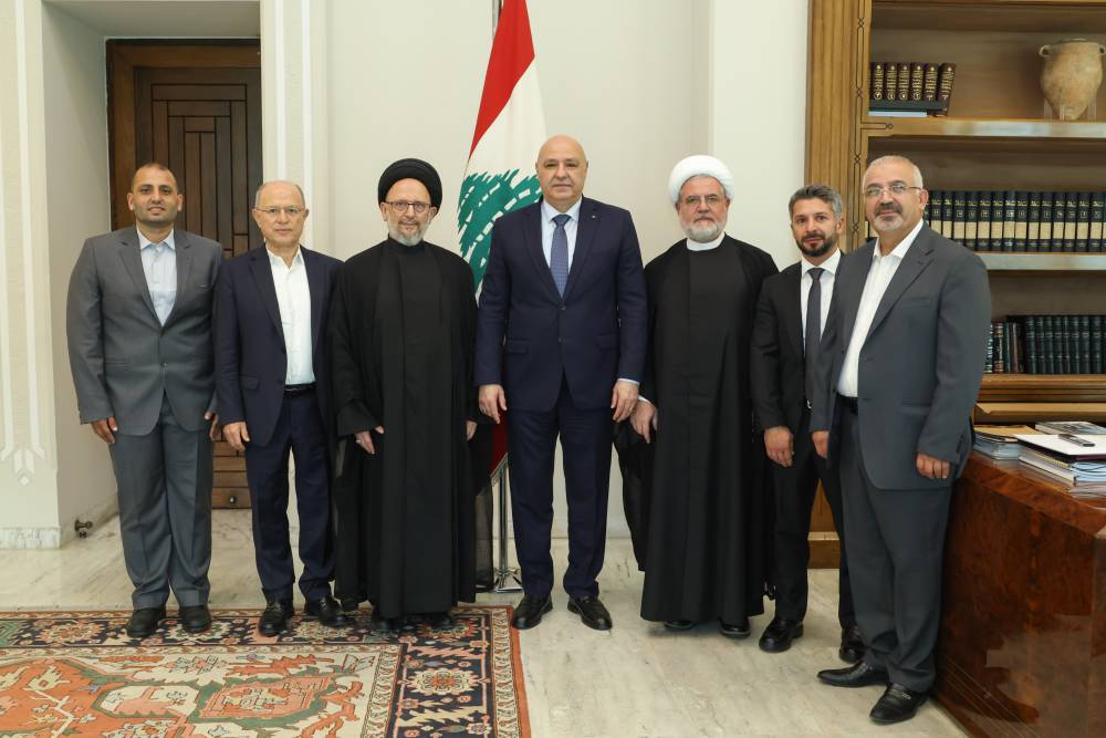 الرئيس عون استقبل العلامة السيد علي فضل الله