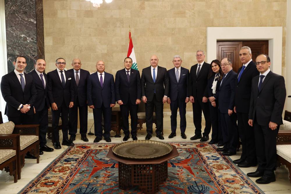 الرئيس عون لرئيس الوزراء المصري: لبنان يعول على دور مصر الاساسي في المنطقة  وتفعيل عمل اللجنة العليا المشتركة ضروري لمصلحة البلدين