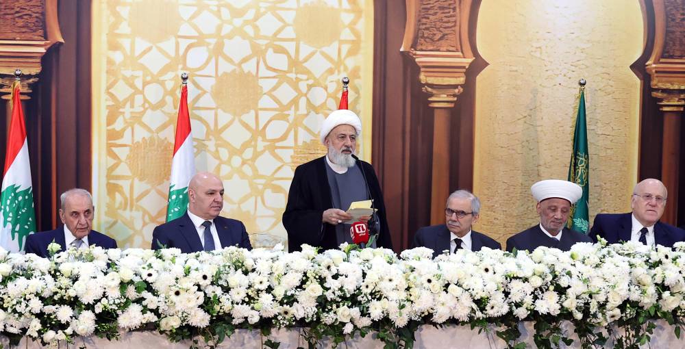 الرئيس عون شارك في إفطار المجلس الإسلامي الشيعي الأعلى