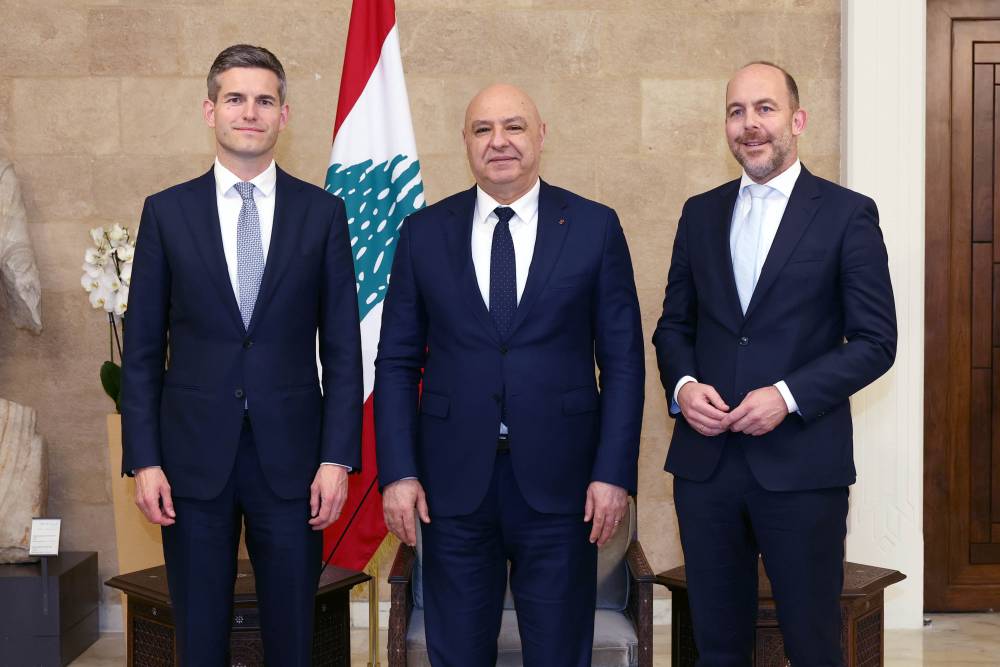  الرئيس عون استقبل وزيري الخارجية والهجرة الهولنديين