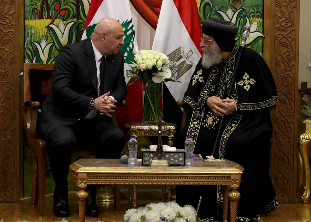 الرئيس عون عاد الى بيروت بعد زيارة المقر البابوي للكنيسة القبطية مختتماً زيارته الرسمية الى مصر
