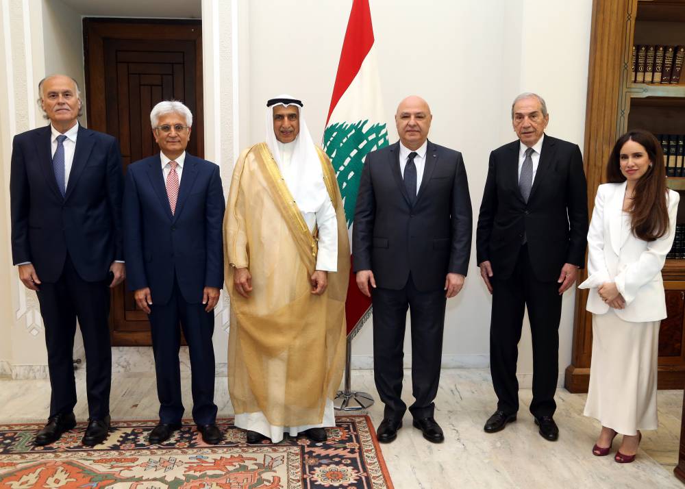 الرئيس عون لرئيس الصندوق العربي للإنماء الاقتصادي والاجتماعي: الظروف الصعبة   التي مرت على لبنان والتي تعرقل فيها العمل الانمائي والاعماري باتت وراءنا