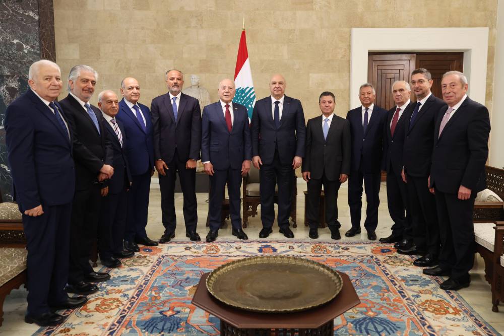 الرئيس عون لوفد غرفة التجارة والصناعة والزراعة في طرابلس: