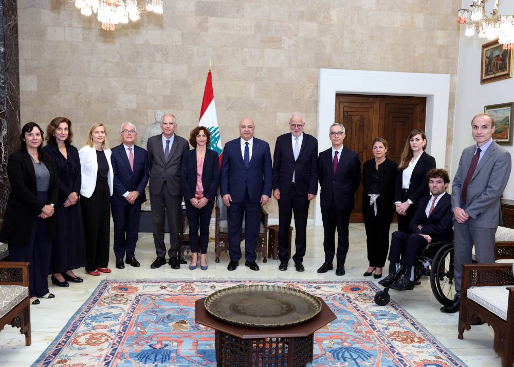 الرئيس عون استقبل وفداً قضائياً فرنسياً رفيع المستوى وتشديد على اهمية تعزيز التعاون والدعم في الشأن القضائي