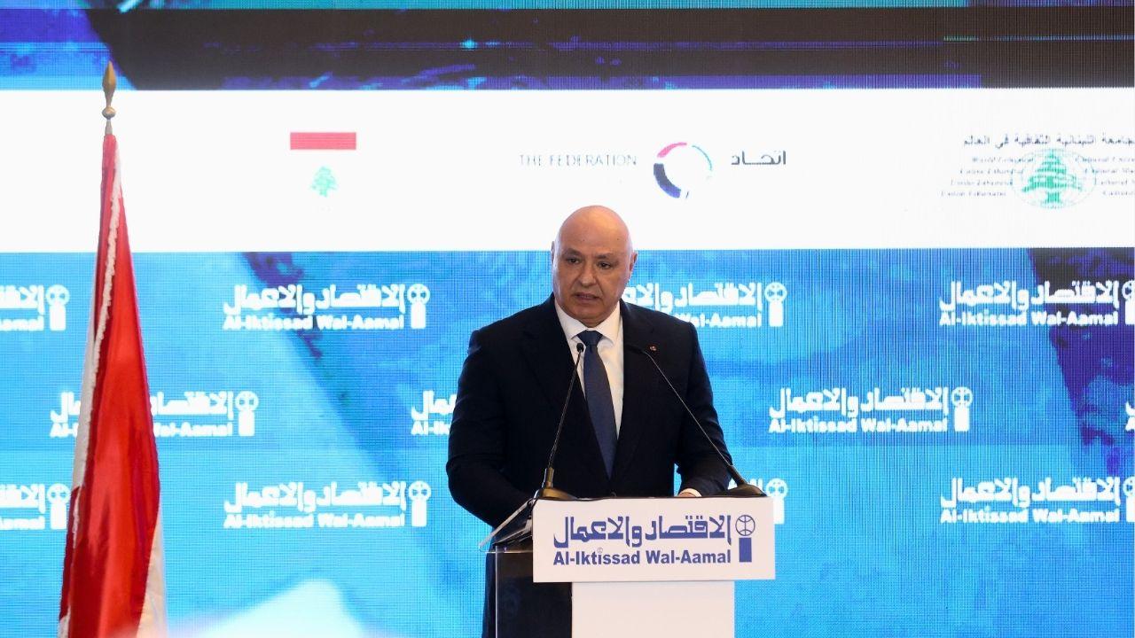 كلمة الرئيس عون في افتتاح مؤتمر "الاقتصاد الاغترابي الرابع" في فندق فينيسيا