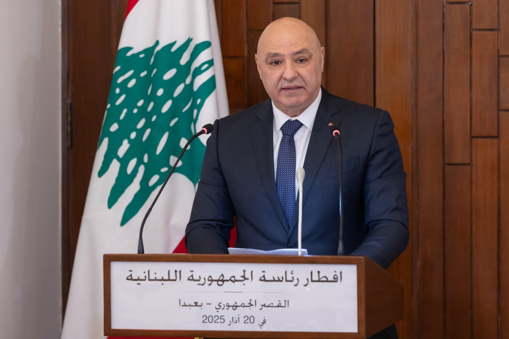 كلمة رئيس الجمهورية العماد جوزاف عون بمناسبة الإفطار السنوي في قصر بعبدا